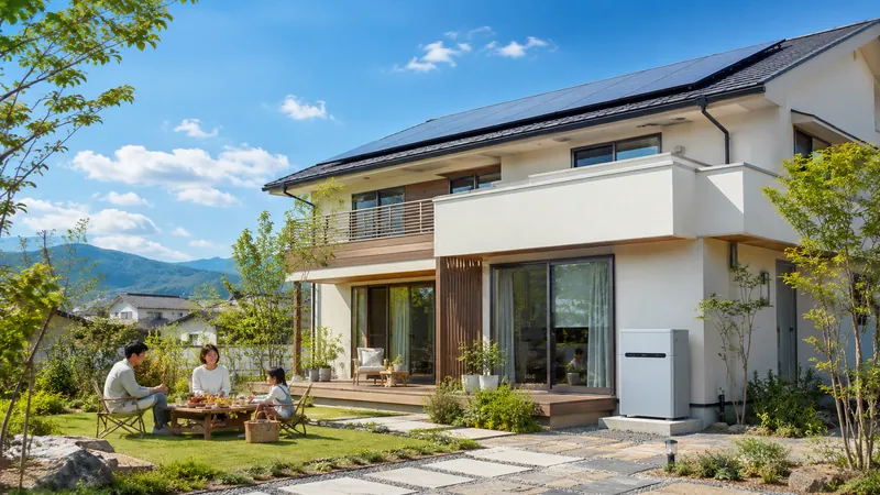 蓄電池を設置した住まいのイメージ