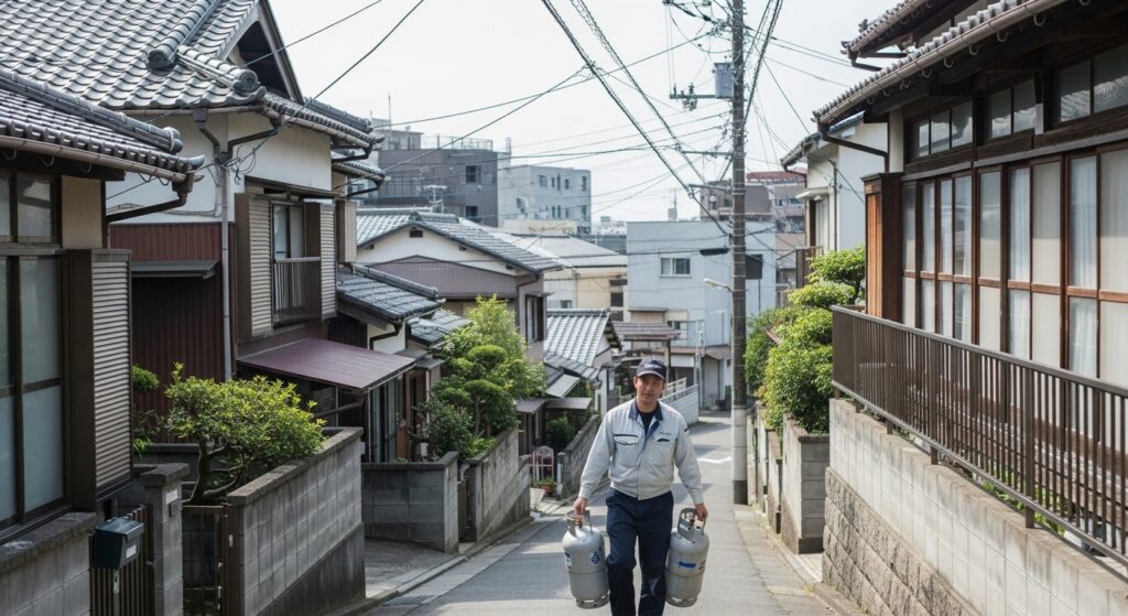 プロパンガス配達イメージ