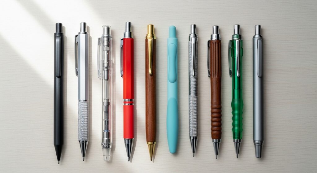 高級シャーペンの比較イメージ