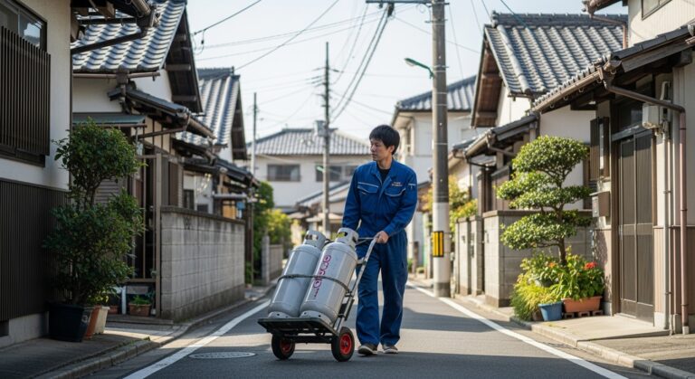 プロパンガス配達イメージ