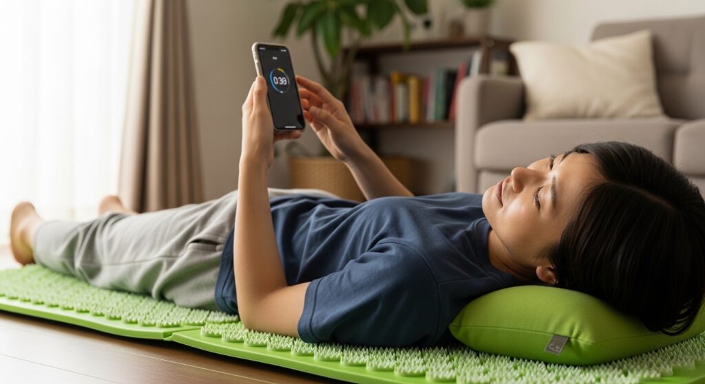 シャクティマットを短時間から試す日本人のイメージ