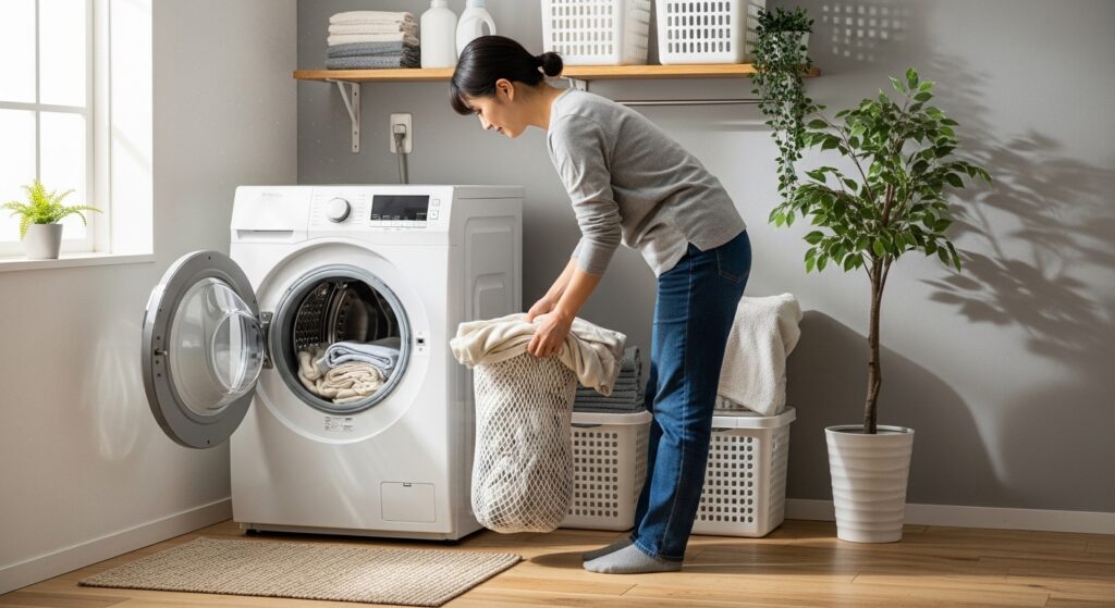 リカバリーウェアの洗濯イメージ