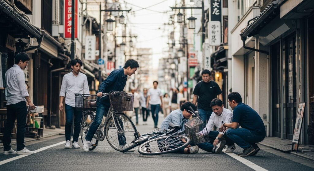 自転車事故に備える