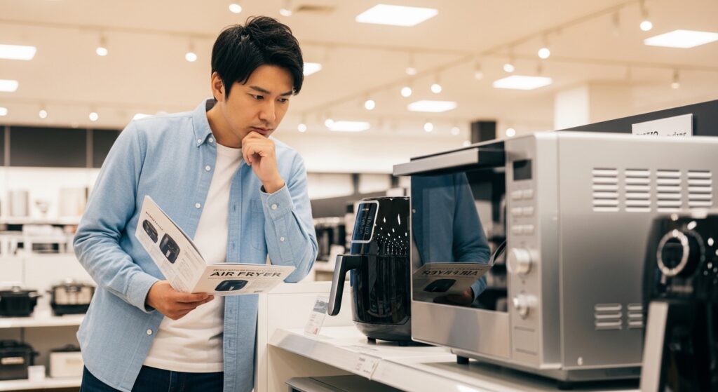 ノンフライヤーを比較して選ぶ日本人のイメージ