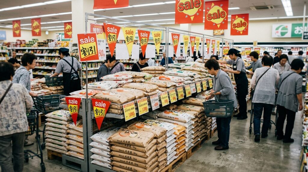 コメ価格は下落傾向 (2)