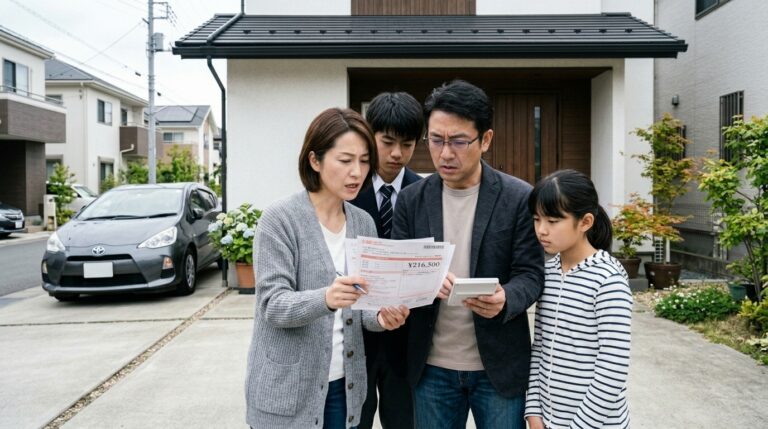 火災保険の値上がりに困る家族