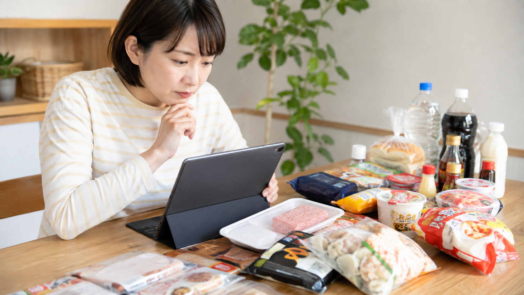 食品4531品目の値上げ一覧を確認するイメージ