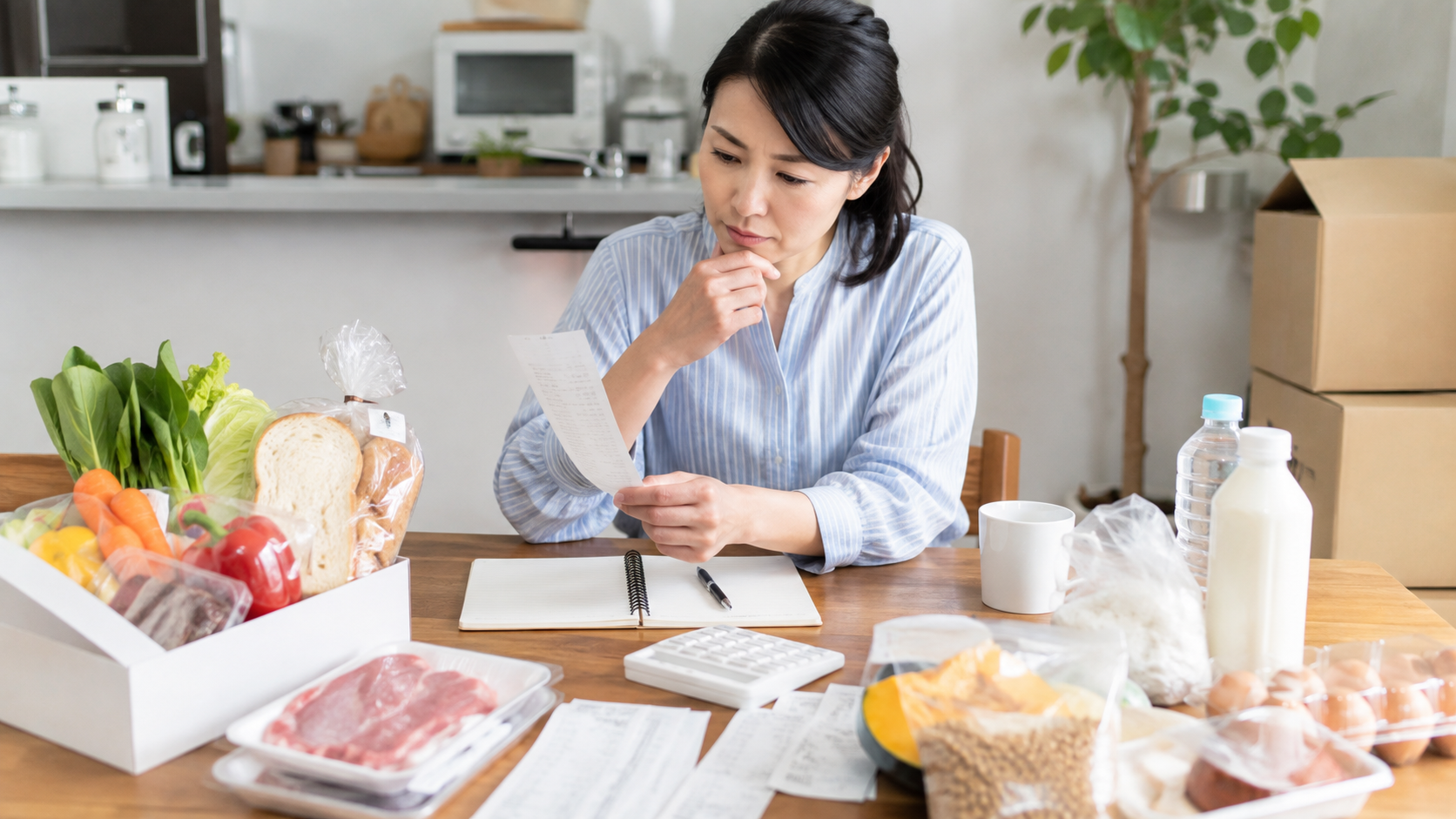 食品値上げの理由を原材料費や物流費から確認するイメージ