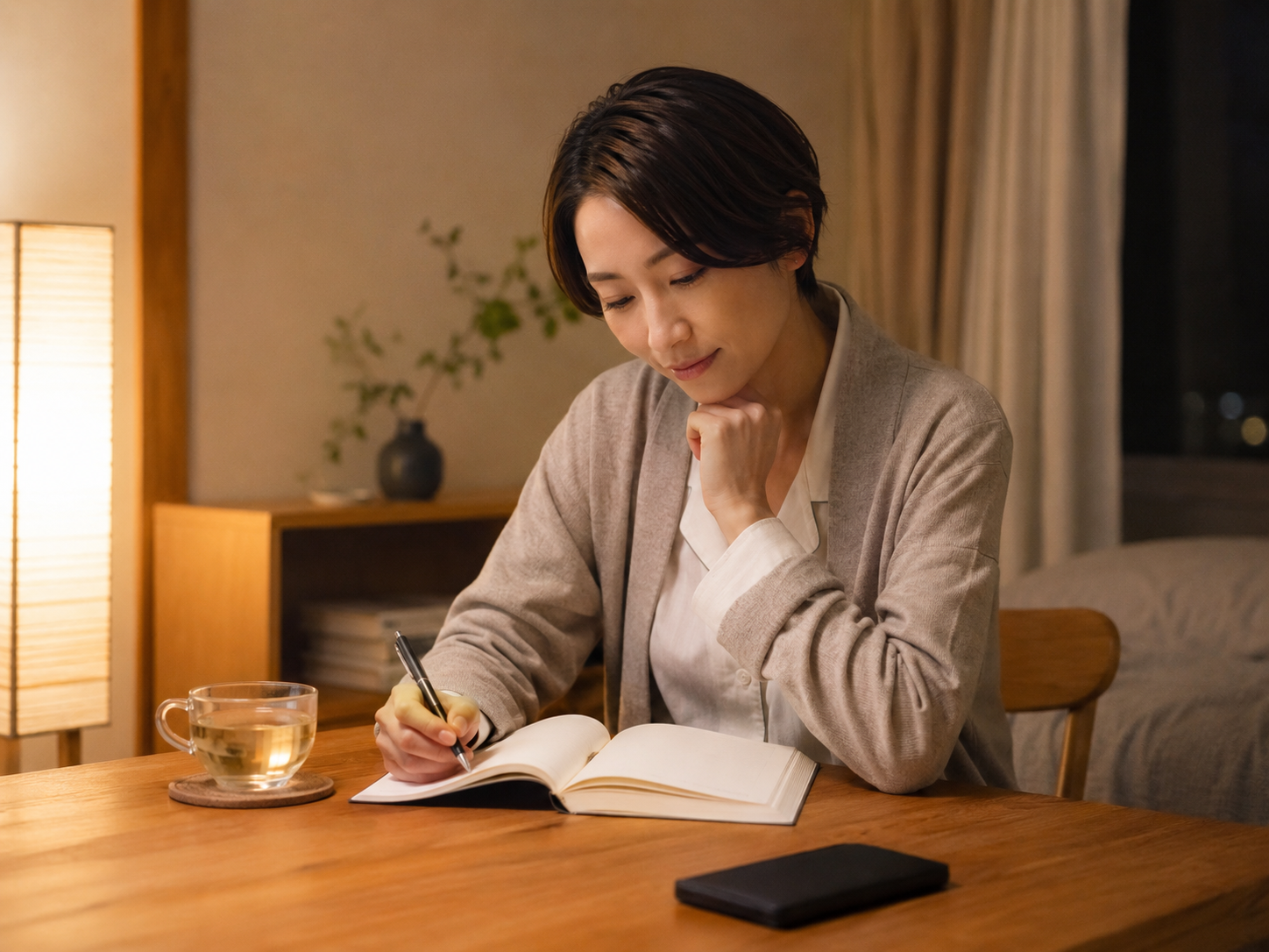 睡眠の質を上げる生活習慣を見直すイメージ